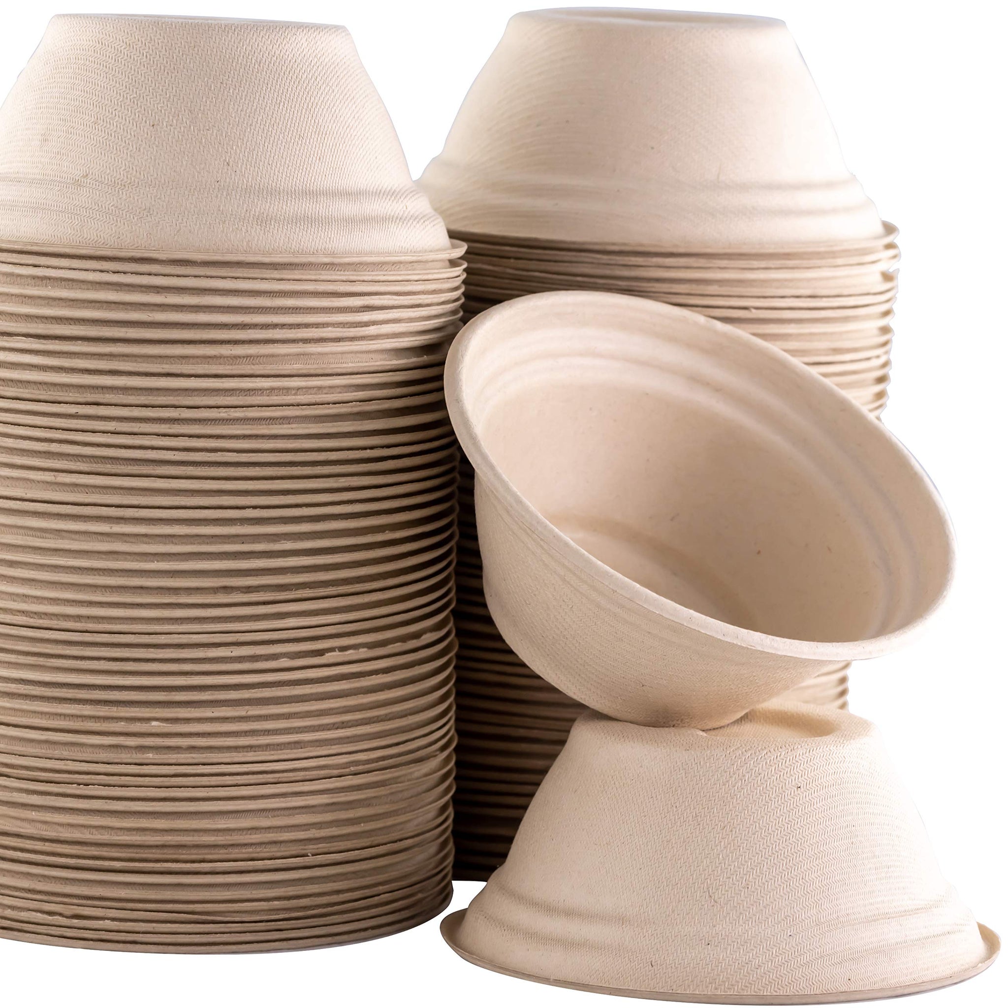 Avant Grub Mini Restaurant-Grade, Small 8 oz Bowls Bulk 100Pk. Great for Ice Cream, Chili or Soup. Disposable, Compostable Bowls are Allergen-Free