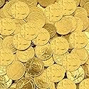 Chocolate Coins | 2 Pound Bag | Gold Coins Chocolate | Individually Wrapped Pirate Coin Candy | Bulk Gold Candy for Goodie Bags, Parties & Holiday