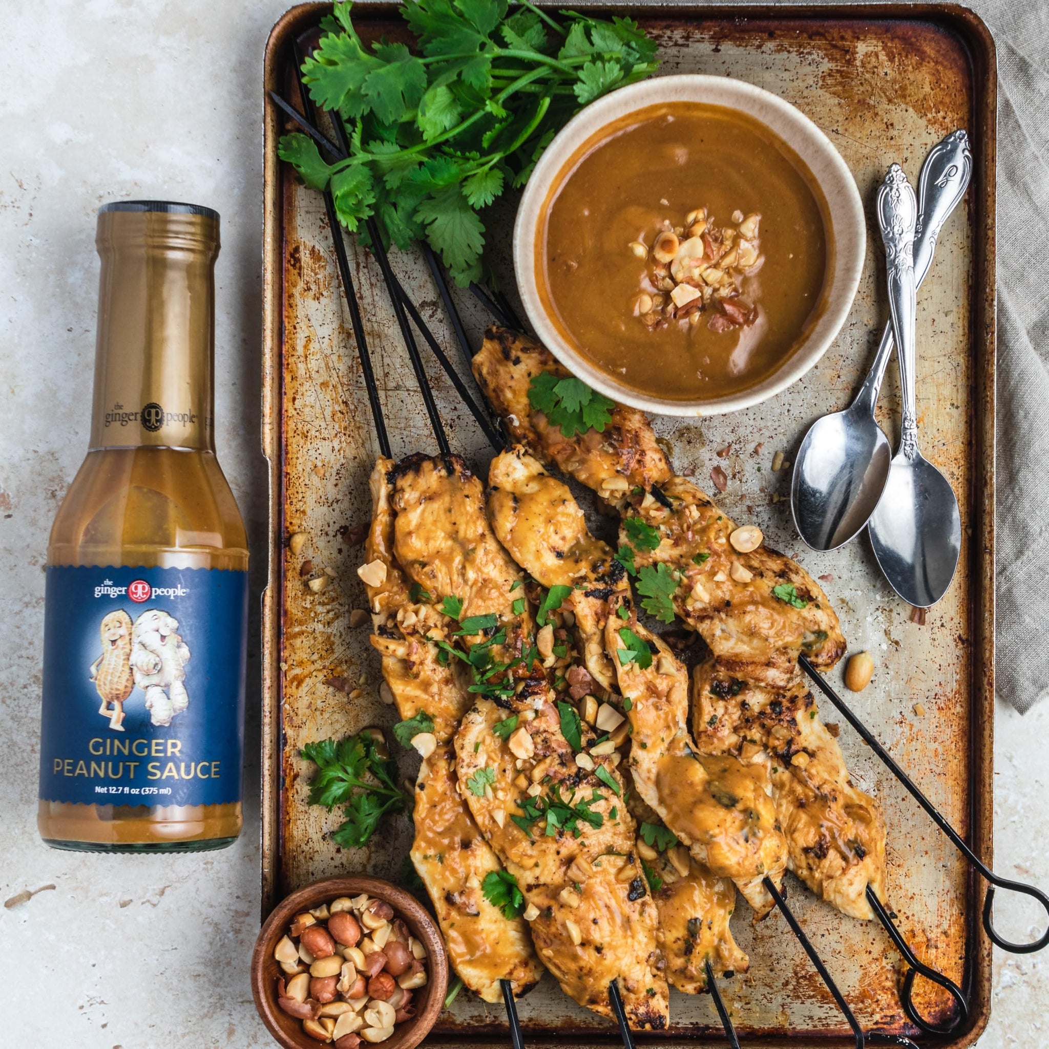 The Ginger People, Sauce Cooking Peanut Ginger, 12.7 Fl Oz