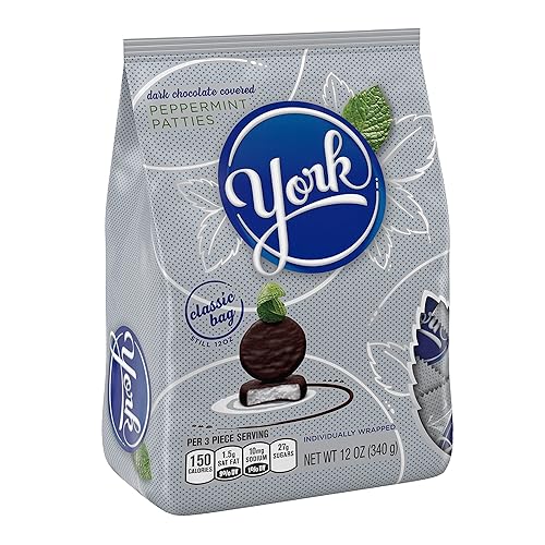 York, Peppermint Patties, Dark Chocolate Covered, Classic Bag
