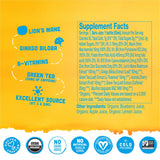 Vive Organic Organic Brain Plus Immunity Shot SGL, 2 FZ