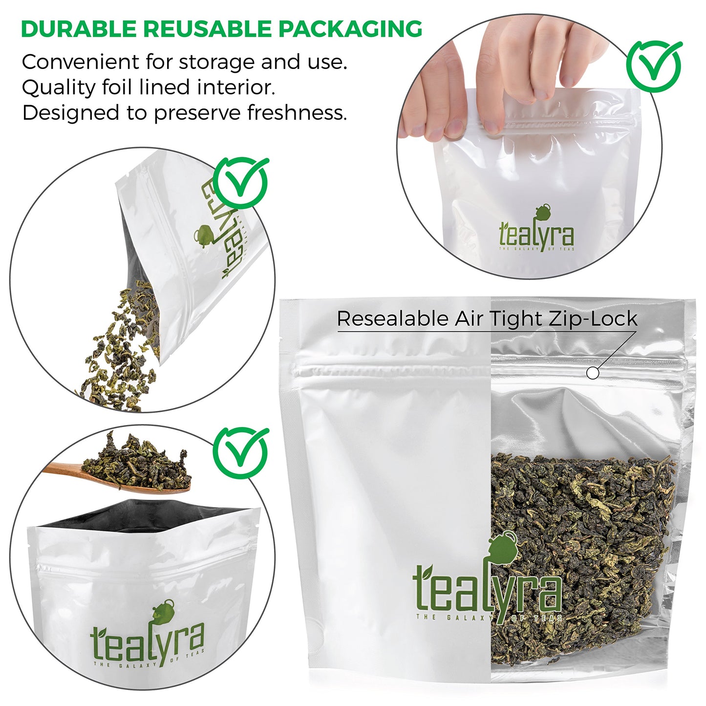 Tealyra - Pure Spearmint Leaves - African Moroccan Mint Herbal Loose Leaf - Relaxing - Digestive - Caffeine-Free - 200g (7-ounce)