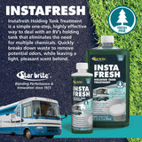 STAR BRITE Instafresh Holding Tank Treatment, Fresh Pine Scent - Odor Eliminator & Waste Breakdown - RV, Marine, Boat Use - Formaldehyde-Free