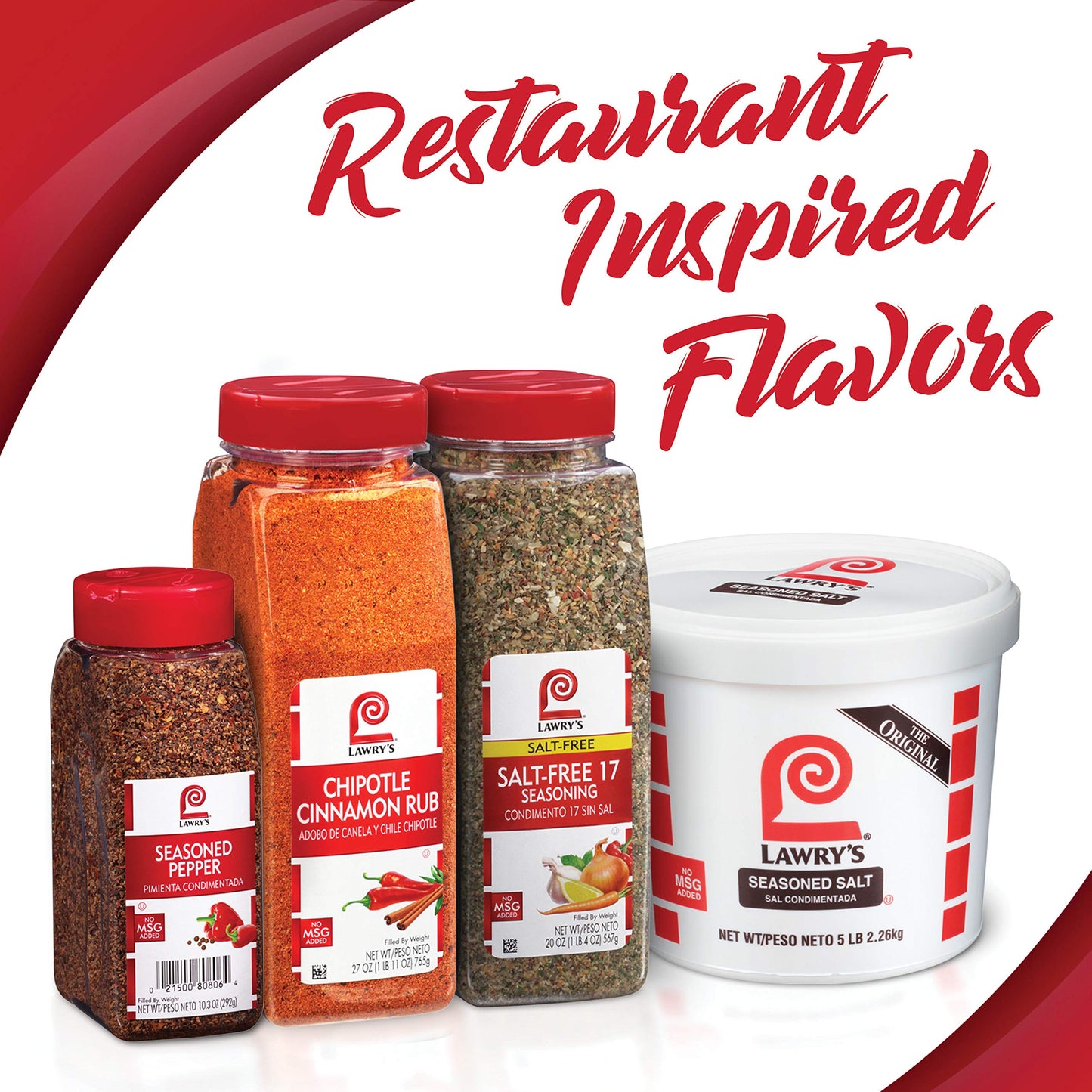 Lawry's Seasoned Pepper, 10.3 oz - One 10.3 Ounce Container of Seasoned All Pepper for a Well-Rounded Flavor of Black Pepper, Sweet Red Bell Peppers