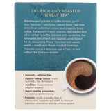 Teeccino Dandelion Herbal Tea - Dandelion Dark Roast Tea - 10 Tea Bags, Caffeine-Free, Roasted Herbal Tea with Prebiotics, 3x More Herbs than Regular