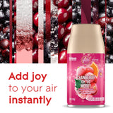 Glade Automatic Spray Refill and Holder Kit, Air Freshener for Home and Bathroom, Cranberry Oh So Merry, 6.2 Oz