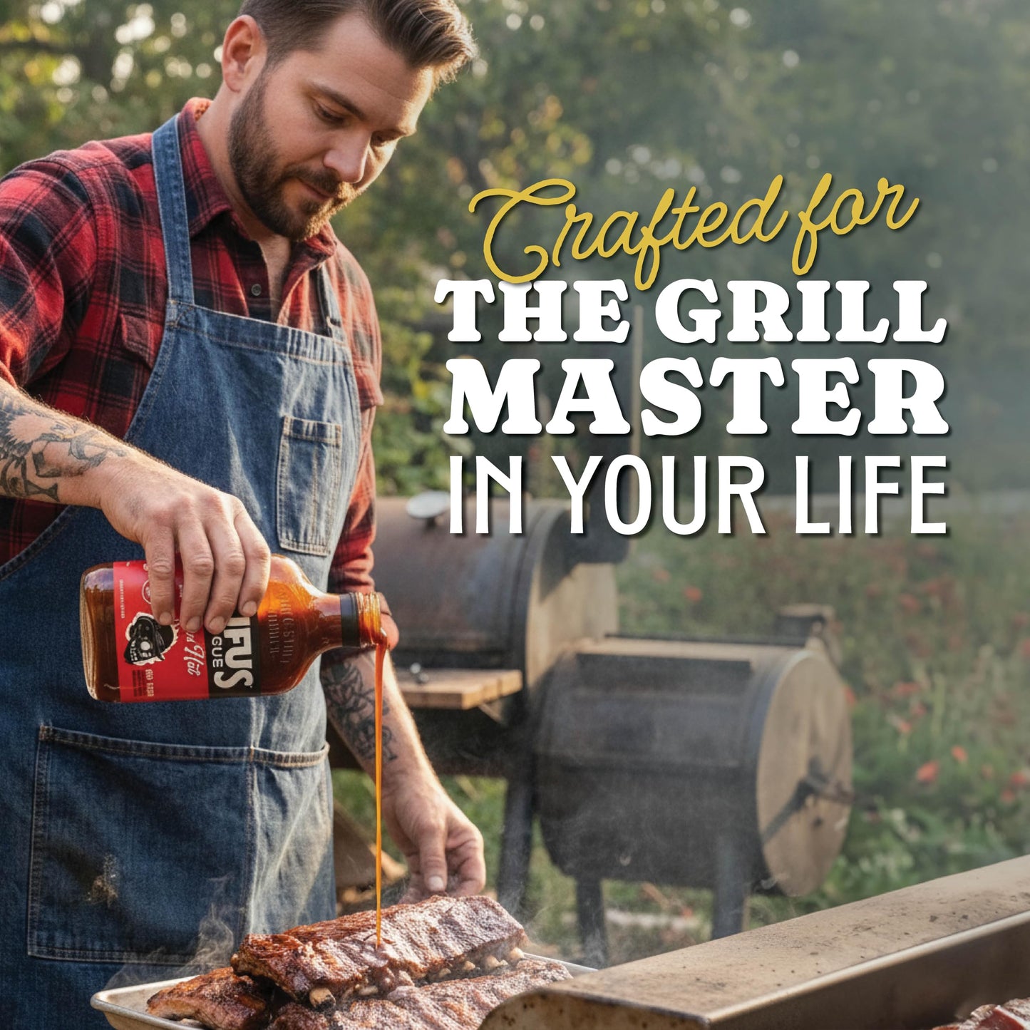 Rufus Teague Blazin' Hot BBQ Sauce, Non-GMO, Gluten-Free, 15.25 oz, 2-Pack
