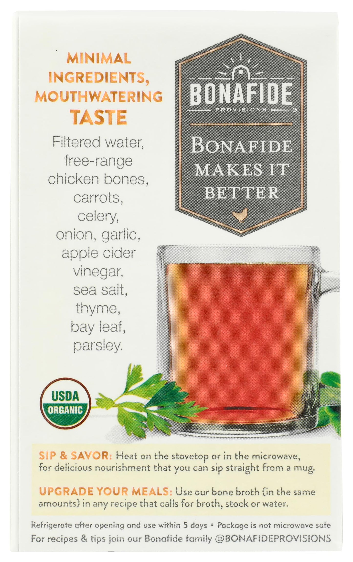 Bonafide Broth Bone Chicken Dry, 16.9 oz