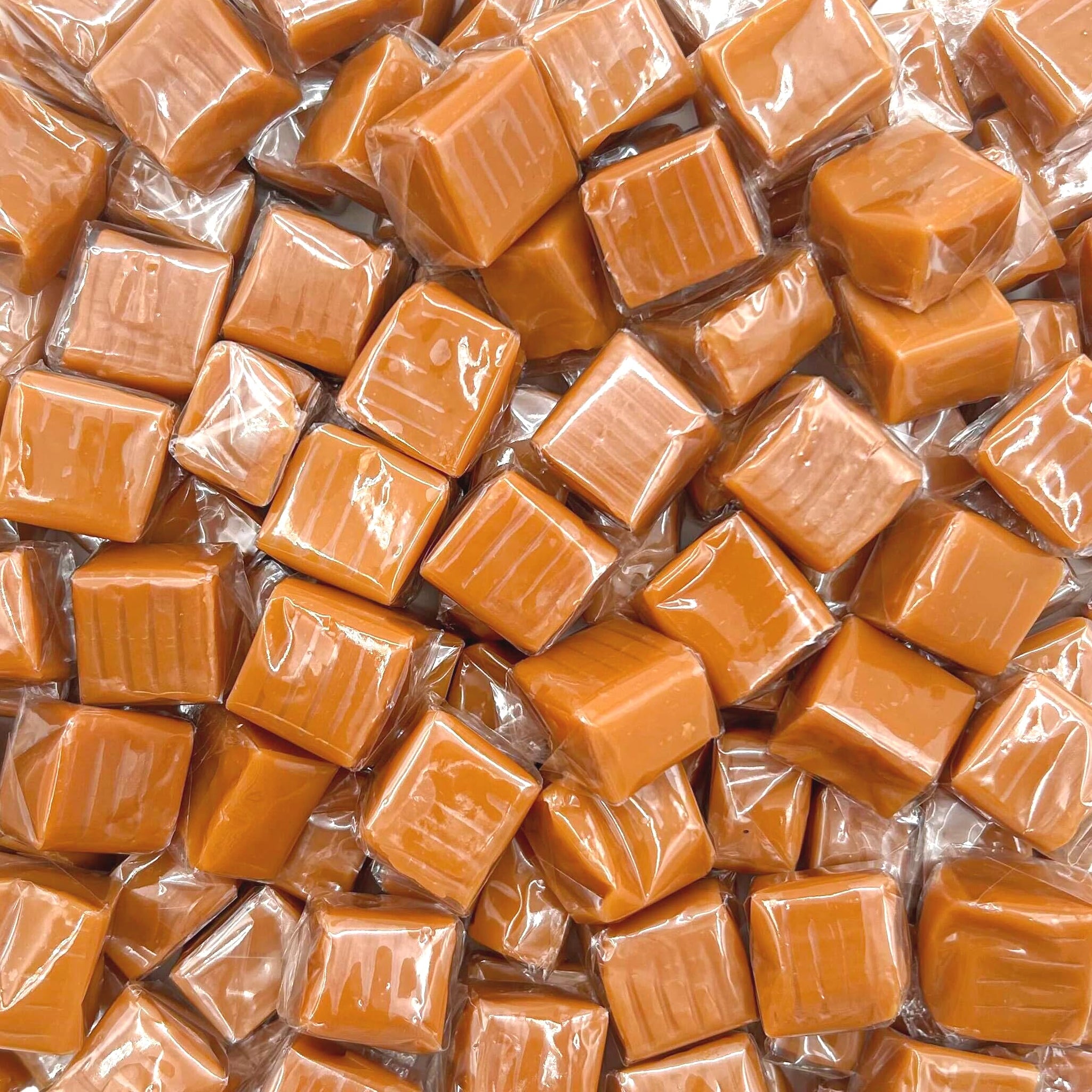 Caramel Cubes Candy, Individually Wrapped Classic Chewy Squares (5 Pound Bag - Approx. 340 Count)