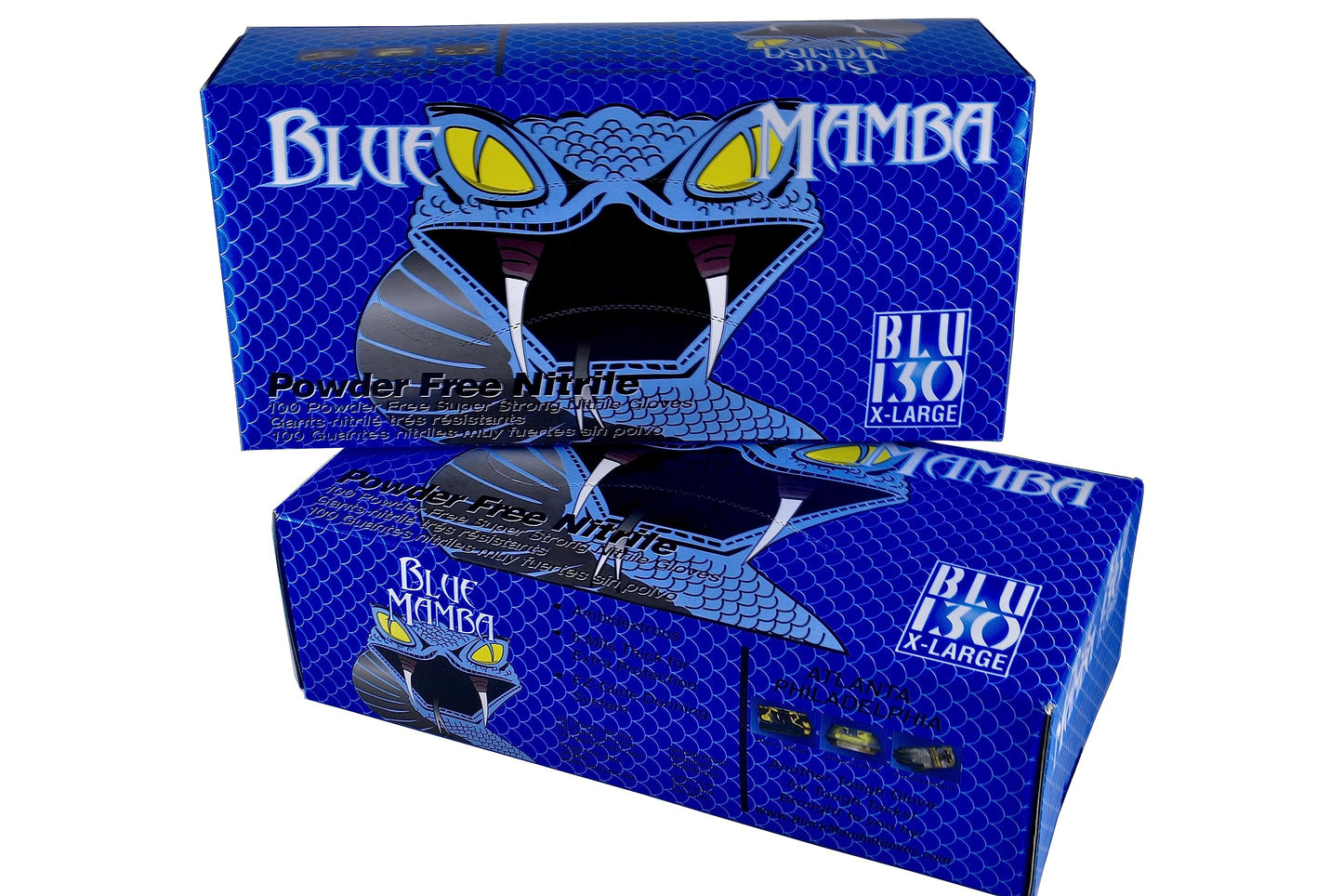 Blue Mamba Super Strong Nitrile 100 Glove Box (Extra Large)