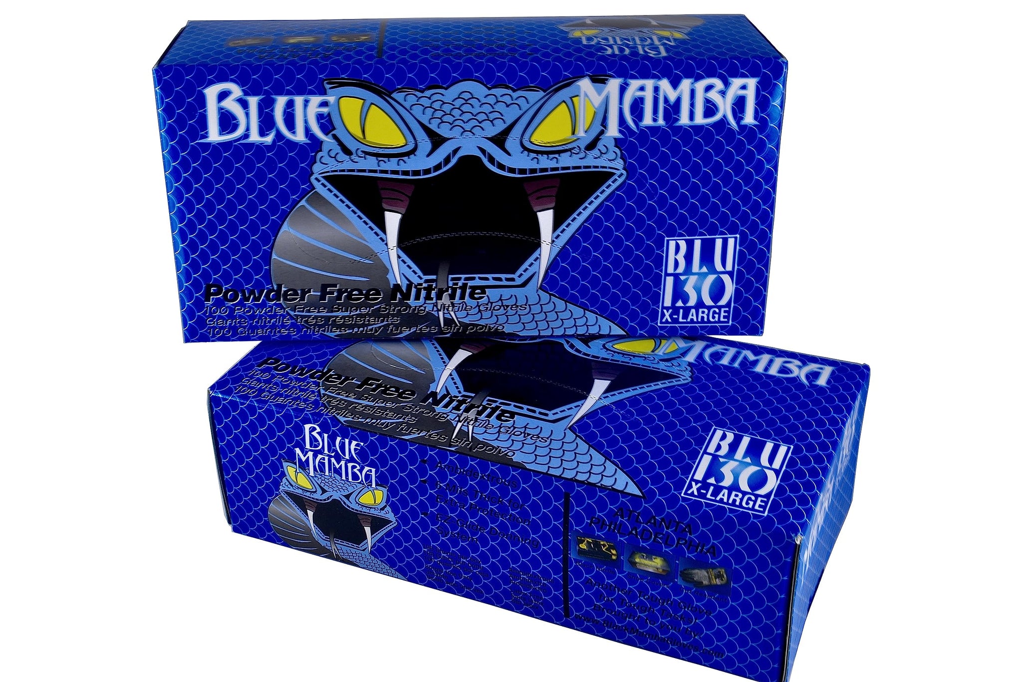 Blue Mamba Super Strong Nitrile 100 Glove Box (Extra Large)