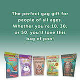 The Original Bag of Poo®, Sasquatch Poo (Black Cherry Flavor Cotton Candy) Novelty Poop Gag Gift. Free sticker inside.