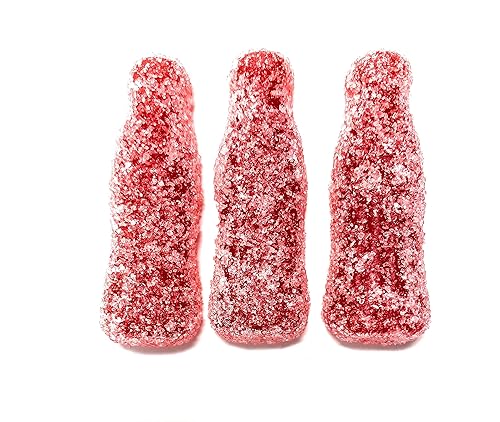 Grahns, Sour Raspberry Bottles Gummy (Hallonshots) (2.200 Lbs)