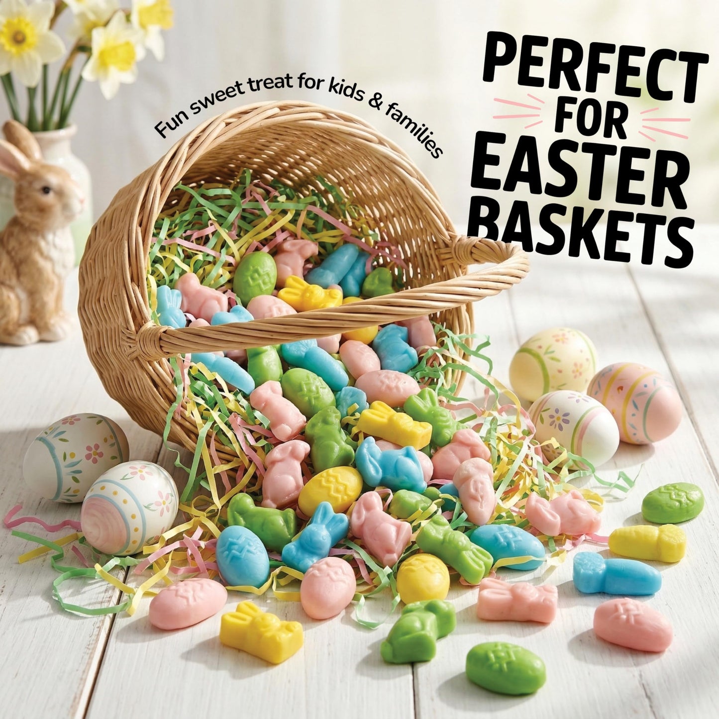 Easter Mello Creme Mix 10oz Bag - Spring Assorted Pastel Easter Candy, Perfect for Egg Hunts, Easter Baskets, Candy Bowls & Seasonal Holiday
