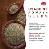Spicy World Ajwain Seeds 5 LB Bulk Jar - Carom Seeds, Bishops, 100% Natural, Premium Quality - Great for Tea, Breads, Spice Rubs, Digestion and More