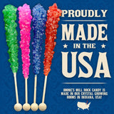 Boone's Mill | XL Rock Crystal Candy Sticks | Assorted Flavors | 36 Count