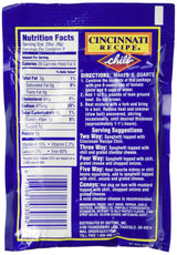 12 Pack Cincinnati Chili Mix packets