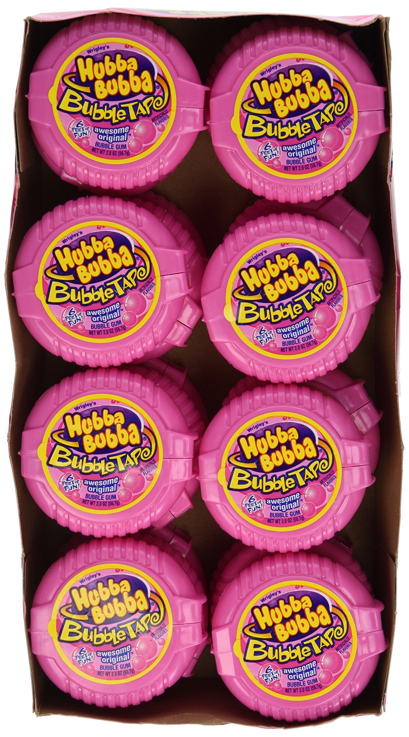 Hubba Bubba Bubble Tape, Awesome Original, 2 Ounce (Pack of 24)