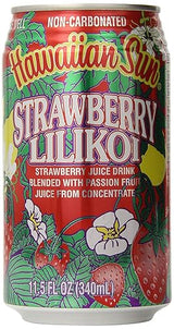 Hawaiian Sun Lilikoi, Strawberry, 11.5-Ounce (Pack of 24)