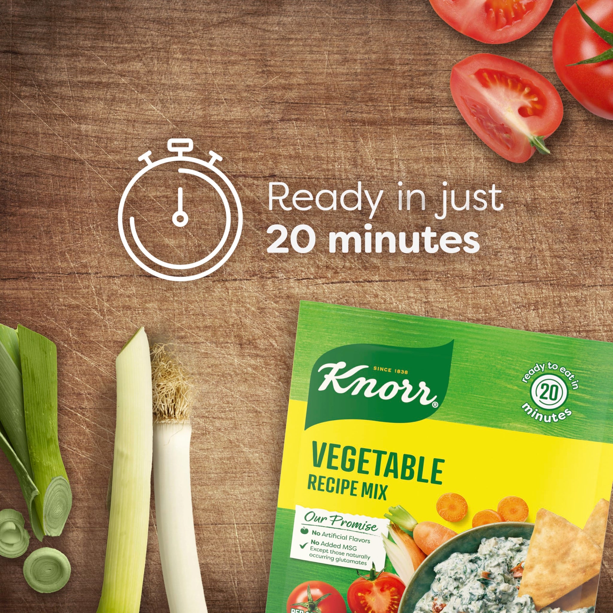 Knorr Soup Mix and Recipe Mix Vegetable For Soups, Sauces and Simple Meals No Artificial Flavors 1.4 oz