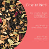 Brook37 Bengal Chai - Premium Black Chai Tea Blend | High Caffeine | Natural flavor and ingredients | Black tea, Ginger root, Cinnamon, Clove