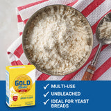 Gold Medal Premium Quality Bread Flour for Baking, 5 lb