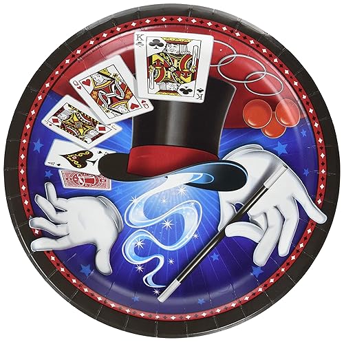 Creative Converting 322194 8Count Magic Party Paper Dinner Plates Supplies, One Size, Multicolor