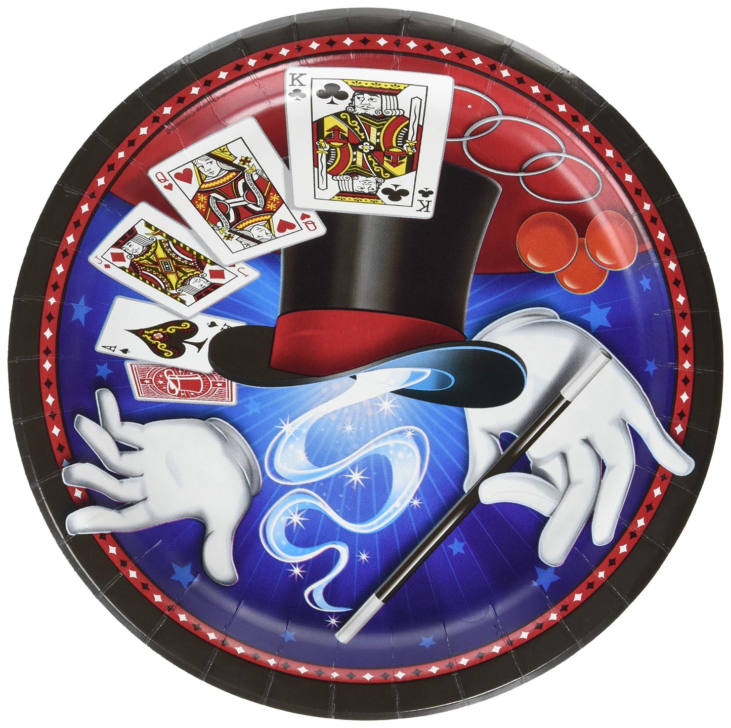 Creative Converting 322194 8Count Magic Party Paper Dinner Plates Supplies, One Size, Multicolor