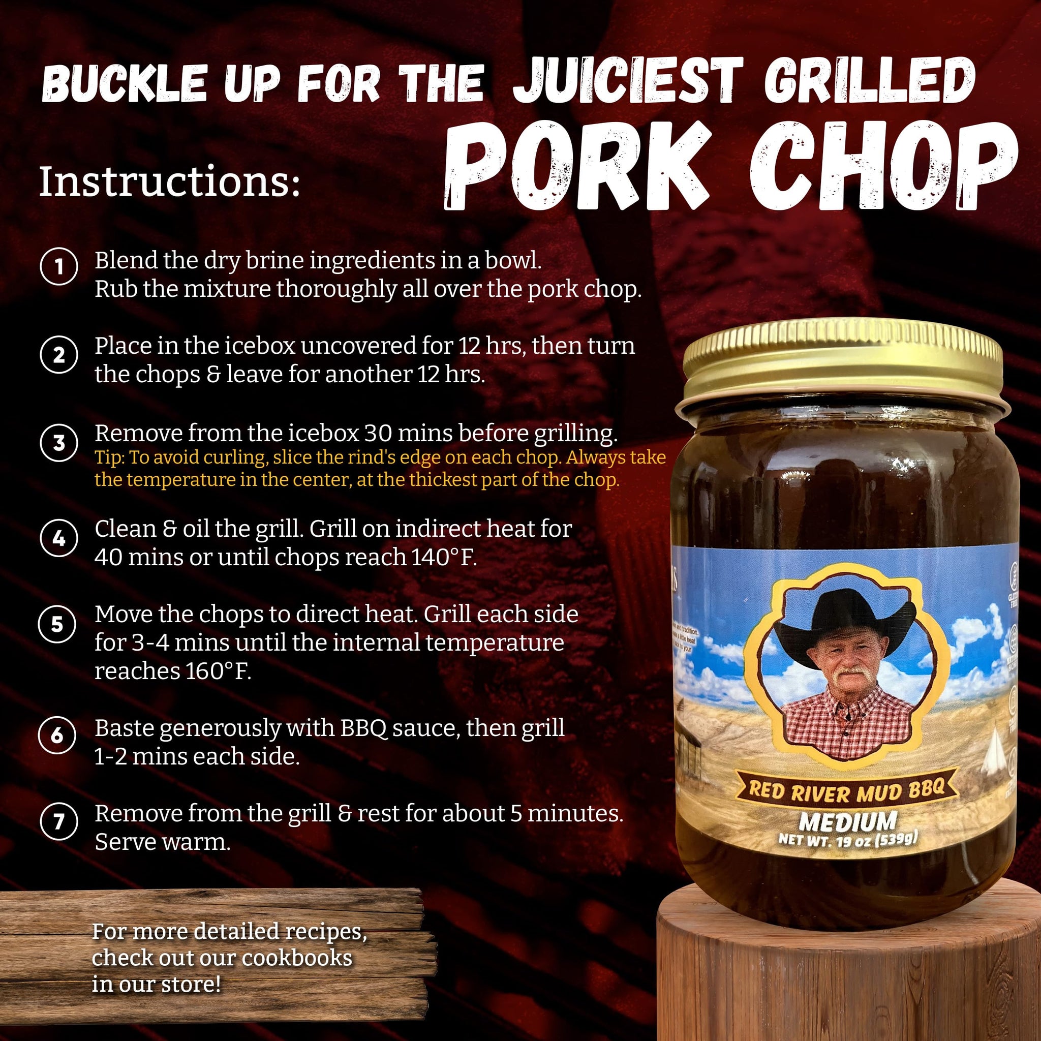 Kent Rollins Barbeque Sauces - Gluten Free Red River Mud BBQ Sauce for Smoking and Grilling - Chipotle & Sweet Smoke Flavor Thick Sauce - Ideal