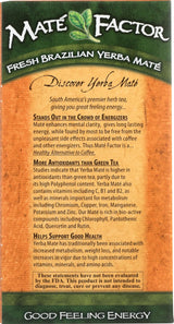 THE MATE FACTOR Organic Chai Yerba Mate Teabags, 20 CT