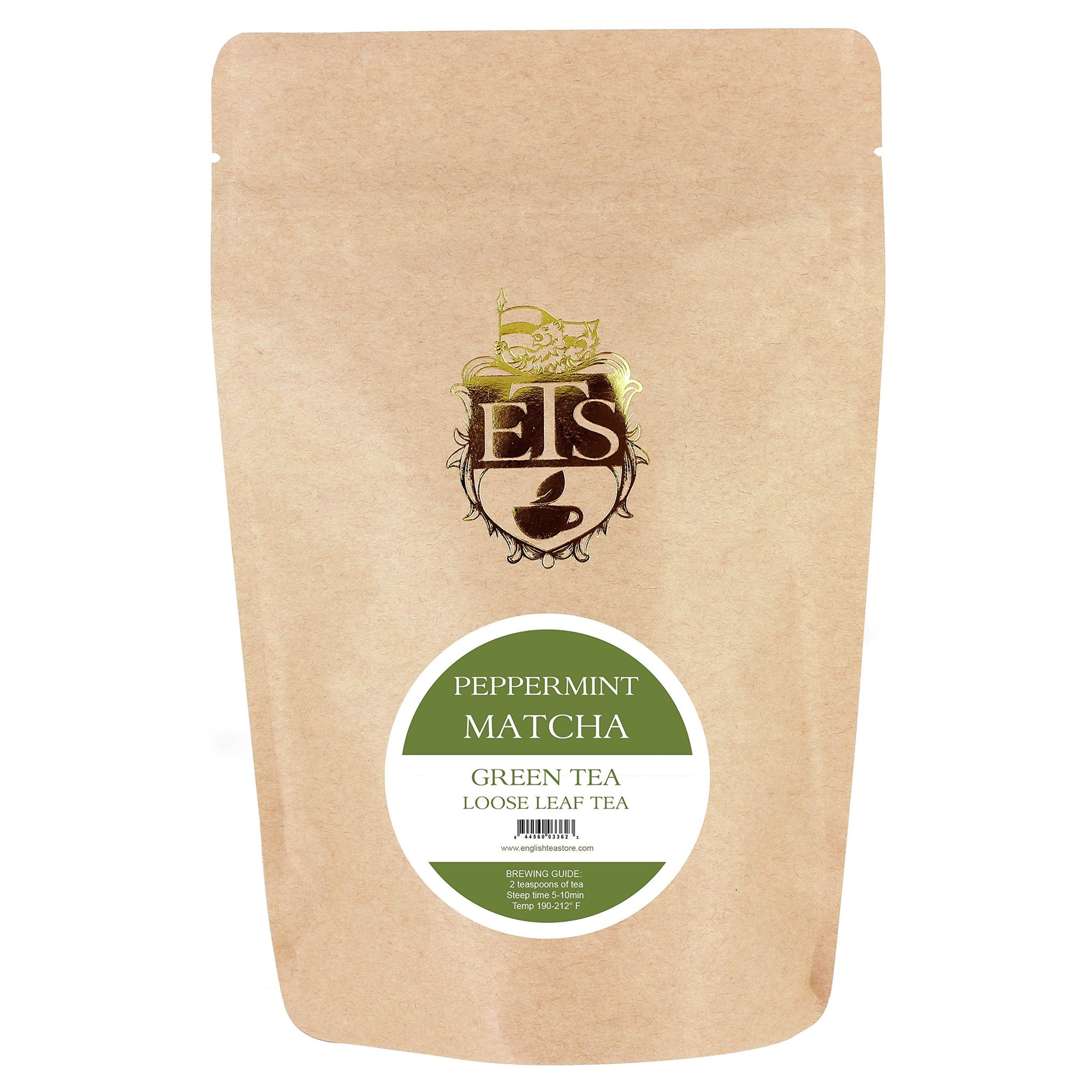 English Tea Store Peppermint Matcha Green Tea - Loose Leaf - 2oz