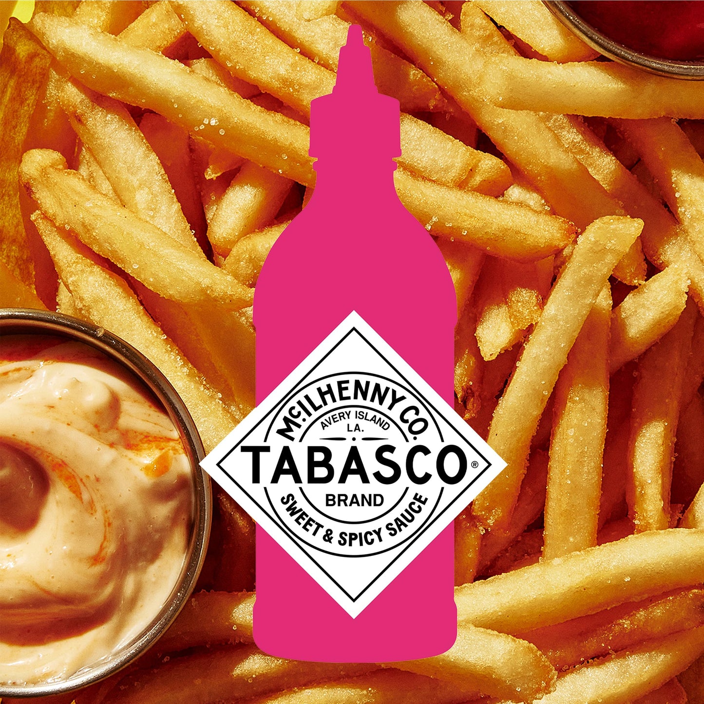TABASCO Brand Sweet and Spicy Hot Sauce, Mild Heat, Bulk Plastic Jug, Balance of Sugar & Spice, Versatile, Perfect for Large Recipes, Great on Fish