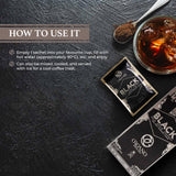 ORGANO 4 Boxes Gourmet Black Coffee, 100% Certified Ganoderma Lucidum (120 Sachets)