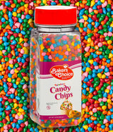 Rainbow Candy Coated Chocolate Chips - Dairy Free, Kosher - 10 oz. - Baker's Choice