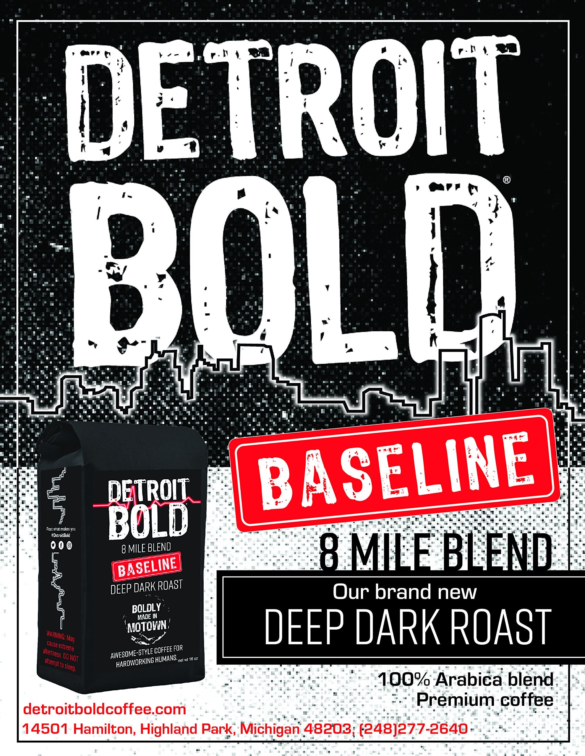AMERICA'S BOLDEST COFFEE, Hand Crafted Gourmet Coffee Blend, Hand Packed Coffee Made In USA, Freshly Roasted Dark Roast, Strong Coffee, Best Bold