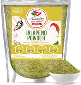 Jalapeno Powder Seasoning 4oz - Natural and Premium. Great For Chili, Salsa, Spice Blends, Stews, Tacos, Corn Bread. Medium to High Heat - fruity