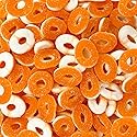 Peach Rings - 2 Pound Pack - Peach Gummy Candies - Sugar Coated Sweet & Sour Candy - Chewy Gummy Rings for Snacking, Sharing, Office Jars & Gift