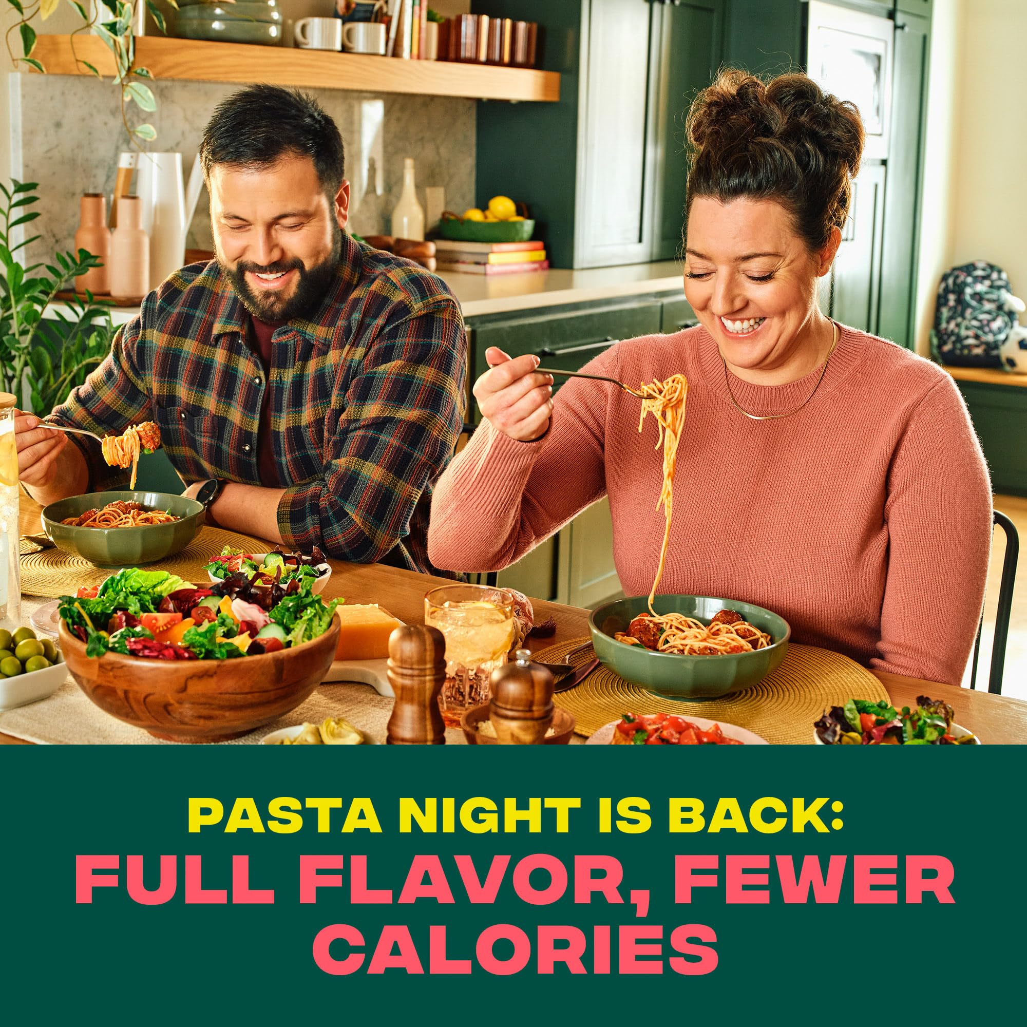 Carbe Diem!, Spaghetti, Lower Net Carb Pasta with Traditional Flavor & Texture, 8 grams of Protein, 55% Fewer Net Carbs & Only 110 Calories Per