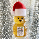 Santa Bears By HoneyGramz - Perfect Stocking Stuffer, Party Favor, or Table Decoration - 6-pack
