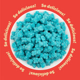Sour Gummi Bears Candy 2-Pound Bag | Blue Raspberry Chewy Candy | Gelatin Free Blue Gummies for Baby Showers, Gender Reveal, Party Favors, and Buffets