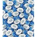 Crystal Mint Hard Candy - 1 lb of Fresh Delicious Individually Wrapped Light Refreshing Blue Minty Candy