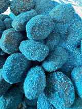 Sour Blue Raspberry Gushers, Viral Tiktok Candy Extremely Sour Gushers/Gummies (1 lb with Extra Sour Powder)