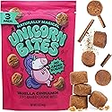 Unicorn Bites Mini Soft Baked Cookies (Vanilla Cinnamon 3-Pack) - Healthy Low Sugar Snacks for Kids, Naturally Sweetened with Dates - Moist, Dense