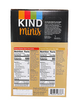 Kind Minis, 18 Peanut Butter Dark Chocolate, 18 Caramel Almond & Sea Salt, 36 Bars