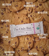 Truvani Plant Based Snack Bars | Oatmeal Chocolate Chip 1 Pack | 6g Protein | USDA Organic and Vegan | The Only Bar | Dairy, Soy, and Gluten Free |