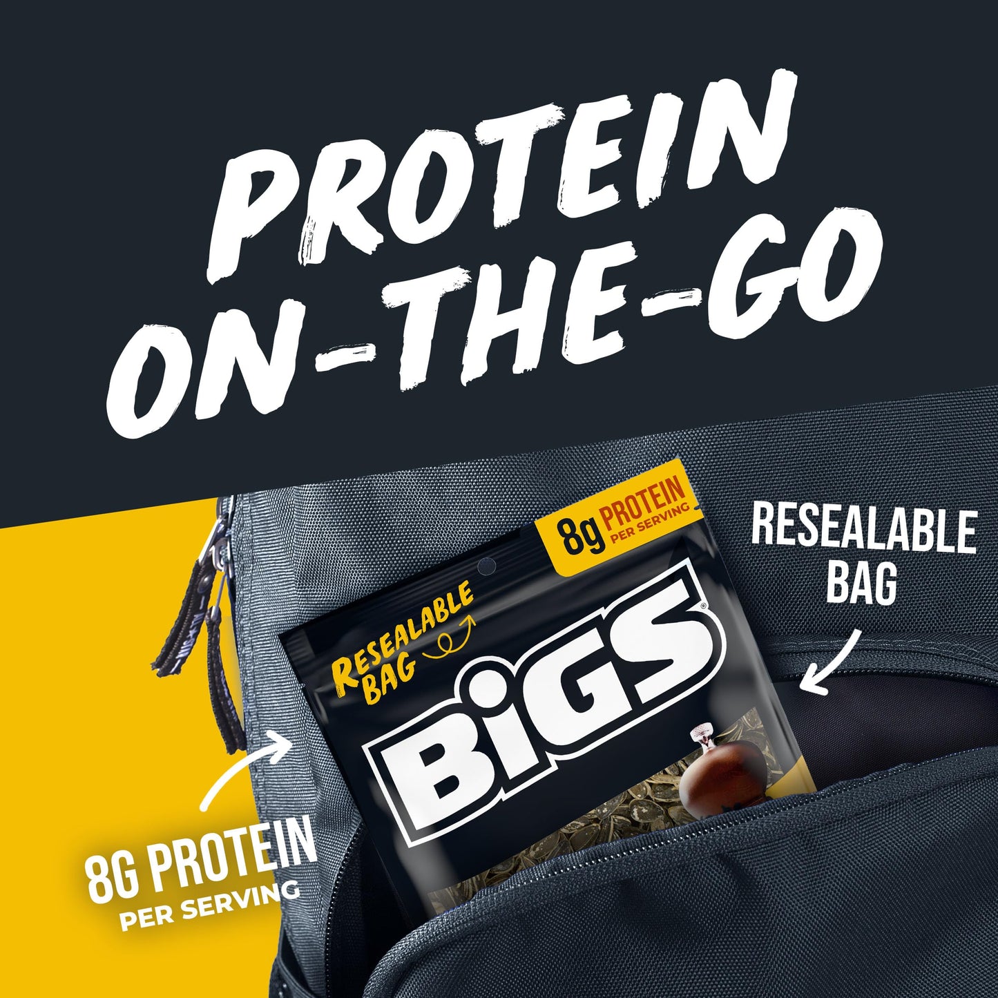 BIGS Sunflower Seeds, Cracked Pepper Flavor, 5.35 oz.