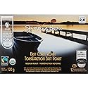 Jumping Bean East Coast Medium Roast Ground Organic Coffee Keurig Pods, 12 count, 120g/4.2 oz. Box (Imported from Canada)