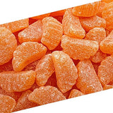Orange Slices Jelly Candy | 2 Lb Bag | Dye Free Candy | Naturally Flavored Bulk Chewy Candy for Buffets, Events & Everyday Snacking | Gelatin Free