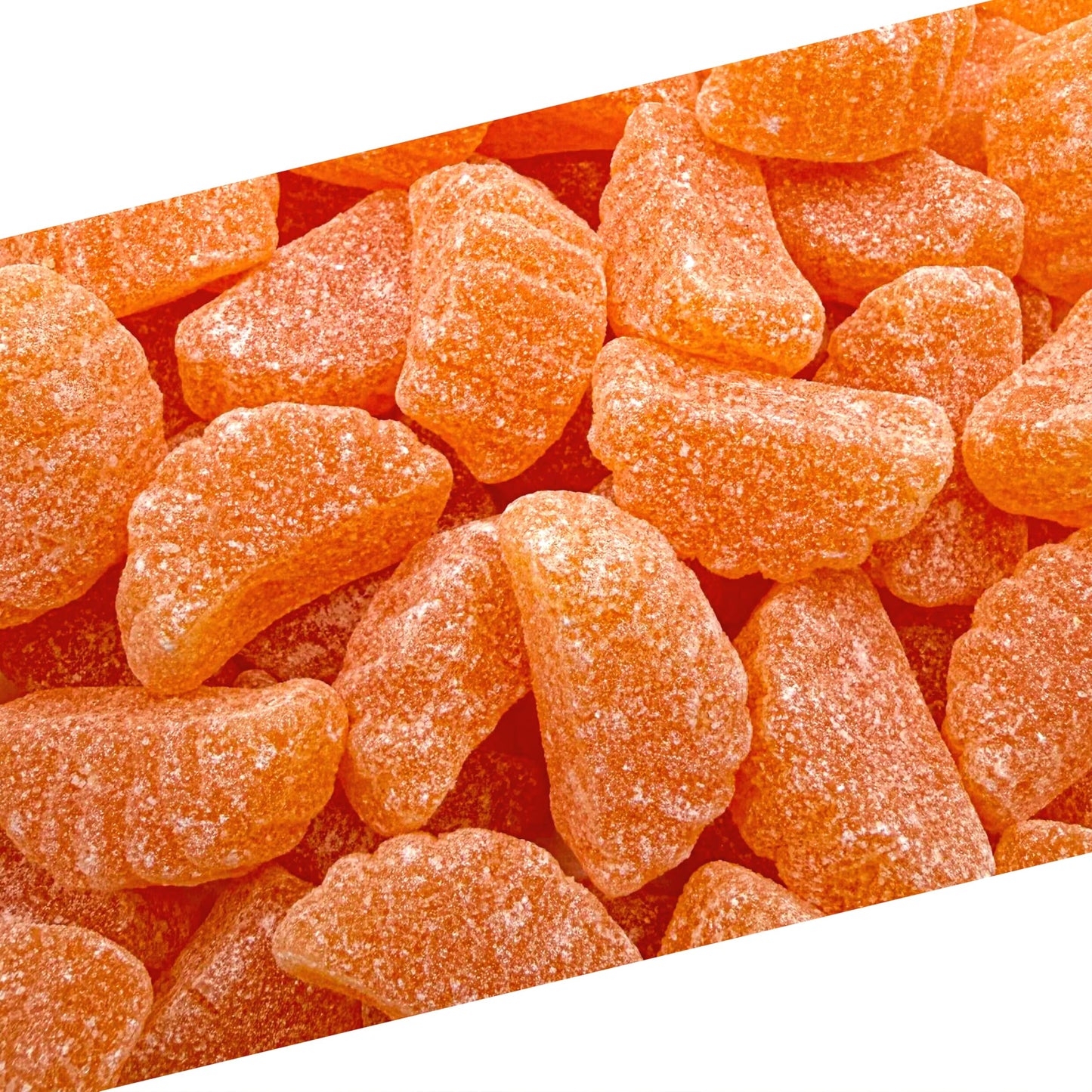 Orange Slices Jelly Candy | 2 Lb Bag | Dye Free Candy | Naturally Flavored Bulk Chewy Candy for Buffets, Events & Everyday Snacking | Gelatin Free