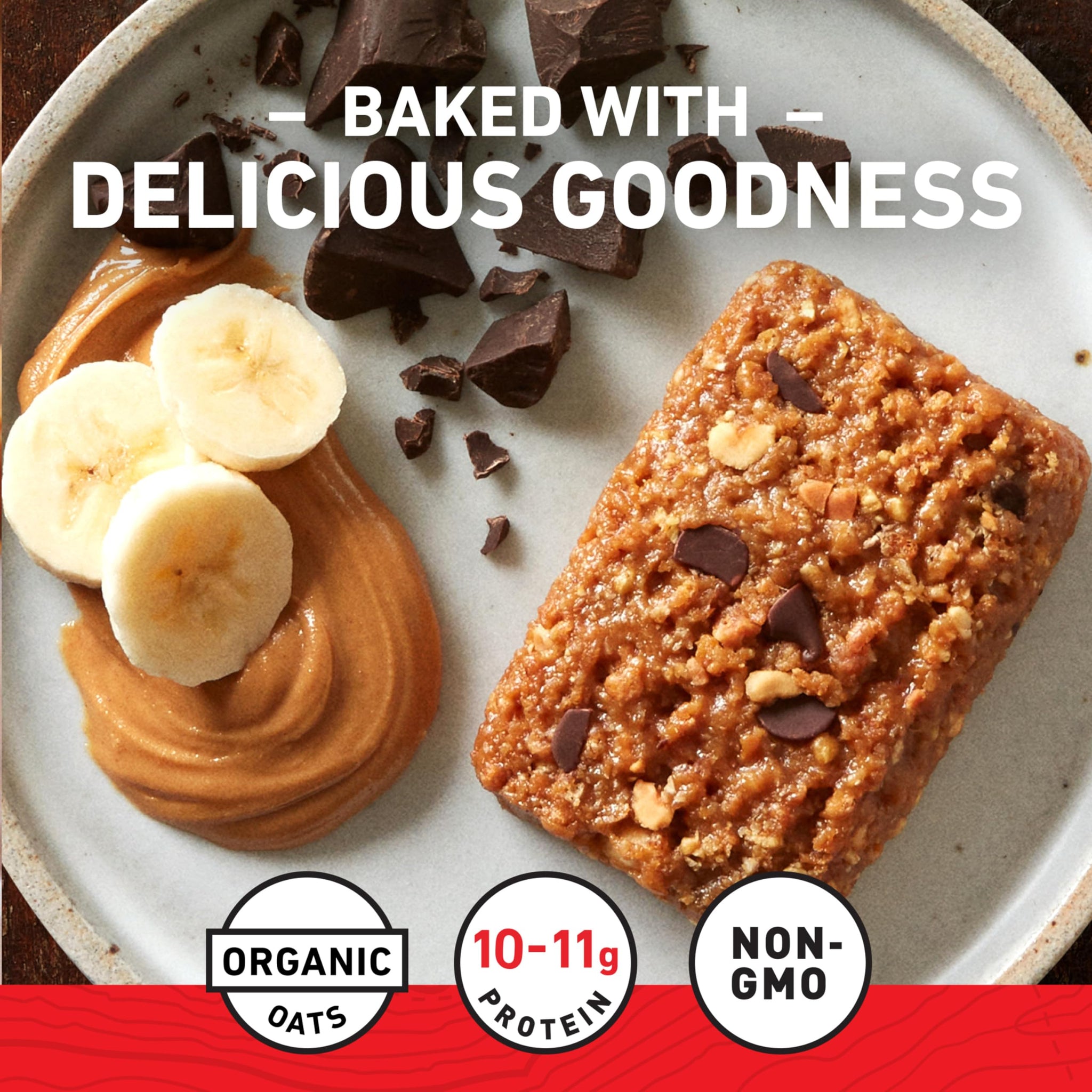 CLIF BAR - Energy Protein Bars - Crunchy Peanut Butter and Peanut Butter Banana with Dark Chocolate - Variety Pack - Made with Organic Oats - Energy